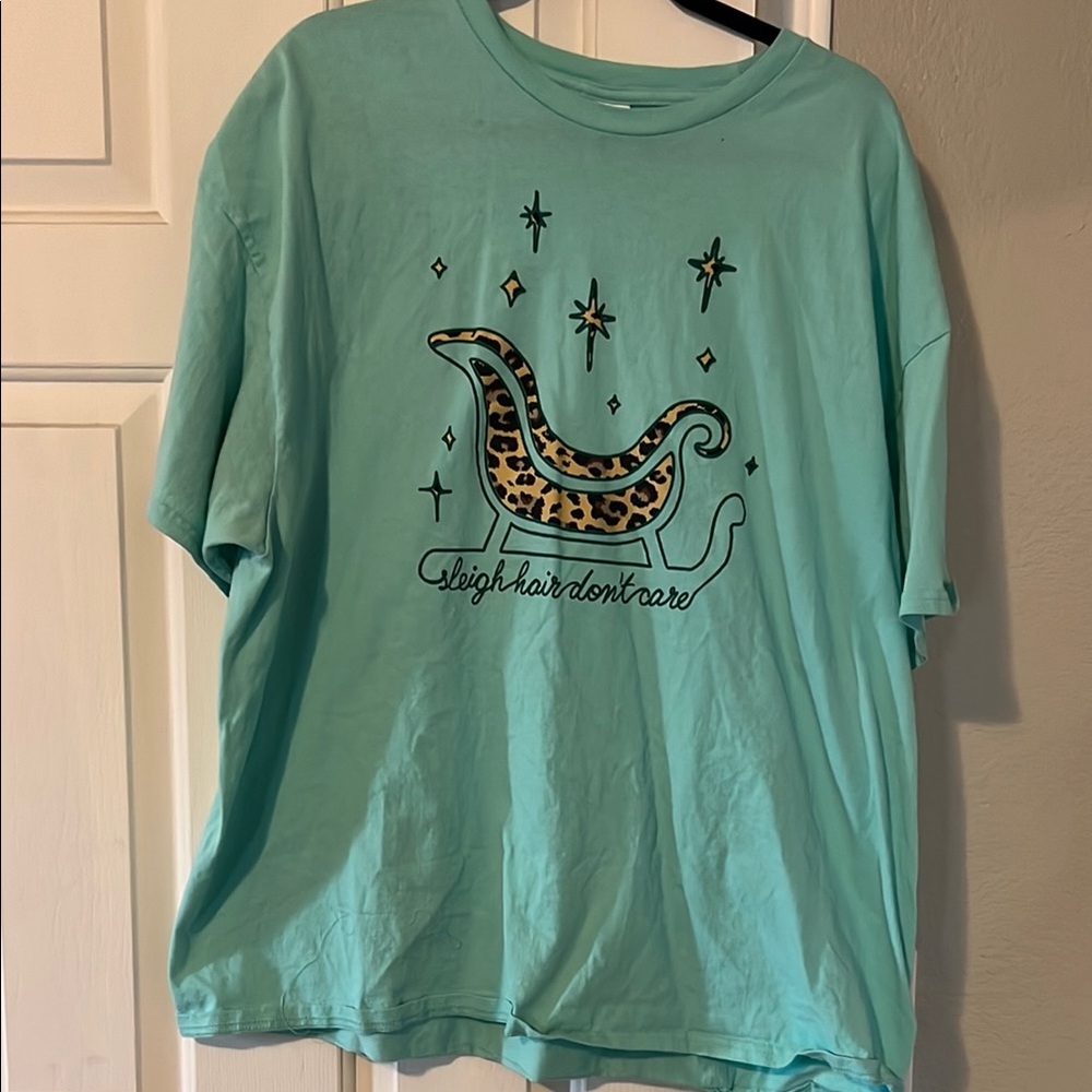 Sleigh Hair Don't Care Graphic Tee